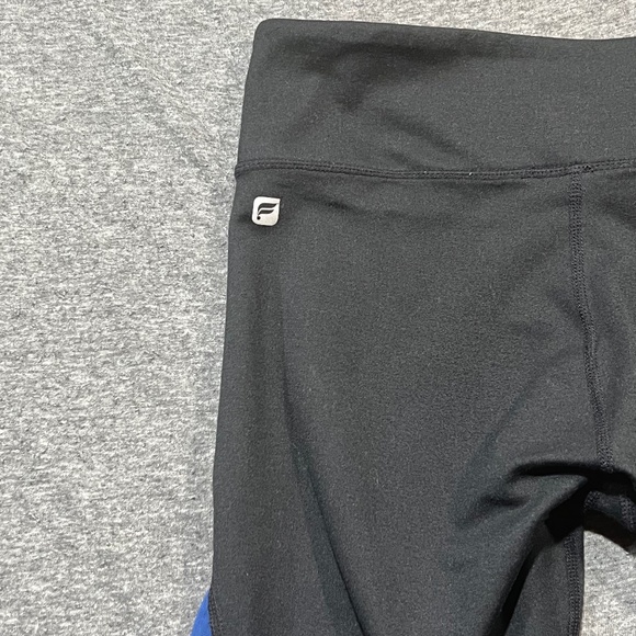 Fabletics Sheer Performance Black & Blue Mesh Leggings Size XS - Picture 6 of 12